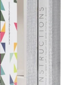 Apeloig Collection JUDAICA ACRYLIC MEZUZAH CASE | SILVER | SMALL