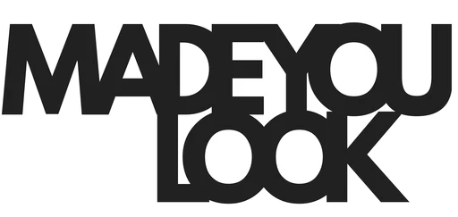 EYE CANDY MADE YOU LOOK MIRROR ART | 42x20