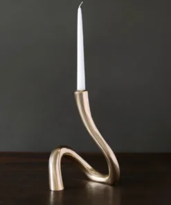 Beatriz Ball CANDLELIGHT SIERRA SERPENTE CANDLESTICK | GOLD 11