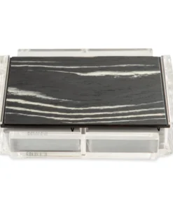 Luxe Dominoes PLAYING CARD WOOD TOP SET | BLACK