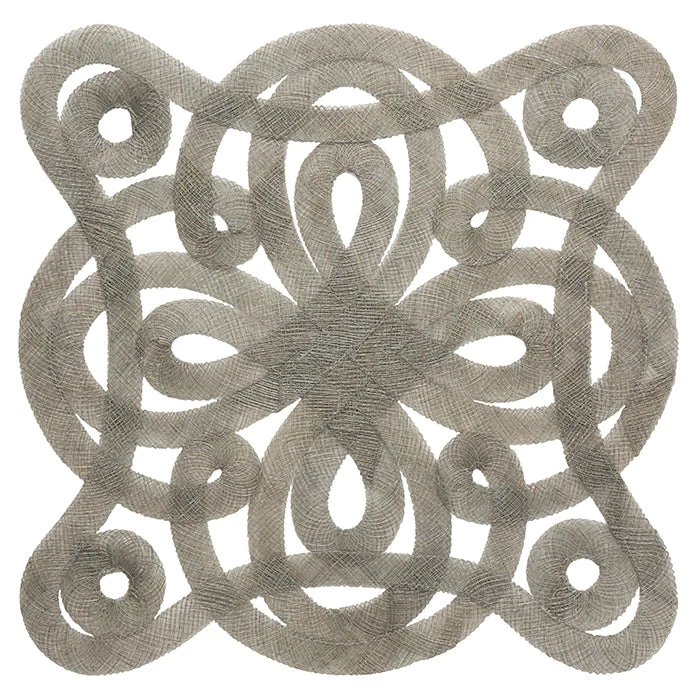 Blue Pheasant WOVEN FREDA PLACEMAT GREY SET/4