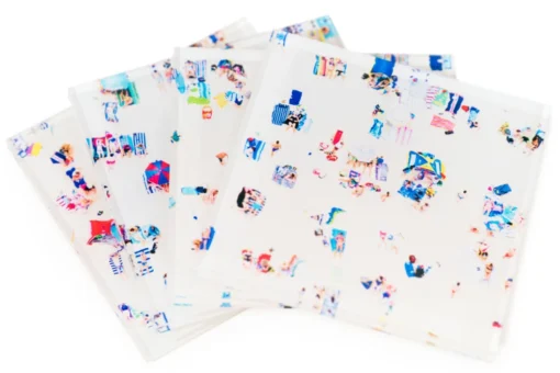 SUMMER HOSTESS GIFTS BEACH COASTER SET GRAY MALIN