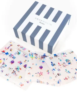 SUMMER HOSTESS GIFTS BEACH COASTER SET GRAY MALIN