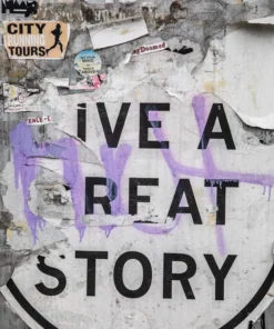 Allyson Monson LIVE A GREAT STORY GRAFFITI PLEXI ART | 26.5 X 40