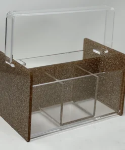 EYE CANDY SERVING UTENSILS FLATWARE CADDY | HOLIDAY EDITION | CHAMPAGNE GLITTER