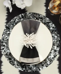 Kim Seybert REED NAPKIN RING WHITE