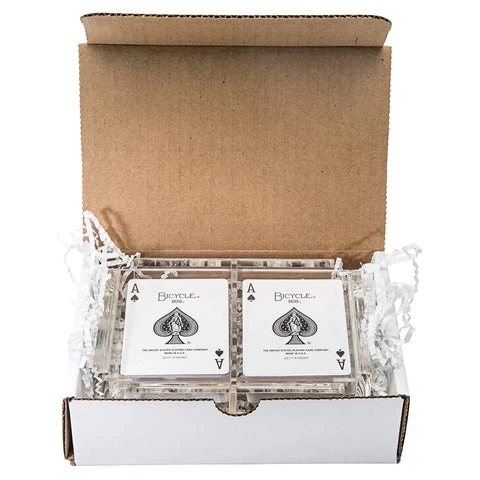 Luxe Dominoes GAMES & GADGETS PLAYING CARD ACRYLIC SET | ASSORTED