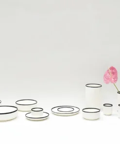 Tina Frey Designs SERVING RIMMED PLATTER | TINA FREY | BLACK