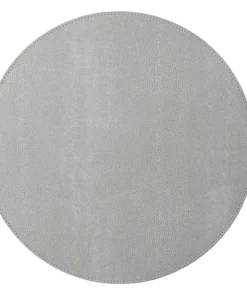 Kim Seybert SHAGREEN PLACEMAT ELEPHANT GREY THE TABLE