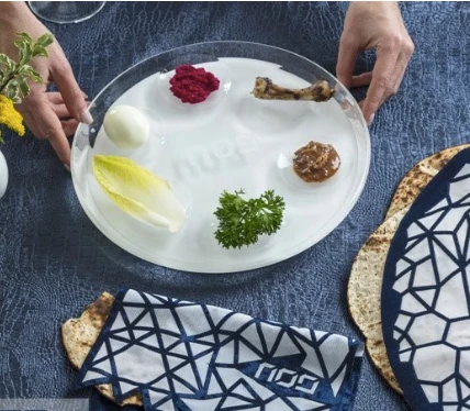 Apeloig Collection ACRYLIC SEDER PLATE JUDAICA
