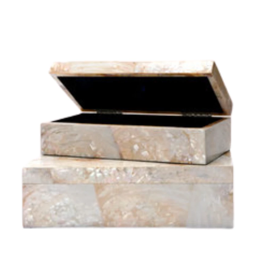 Made Goods THE HOME PALMA SHELL BOX | SMALL