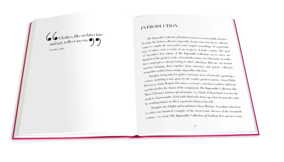 Assouline THE IMPOSSIBLE COLLECTION OF FASHION THE HOME