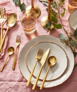 Mepra LINEA ORO 5 PIECE FLATWARE