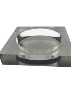 Tizo WINE & BAR LUCITE WINE BOTTLE COASTER | SILVER