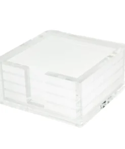 Tizo ACRYLIC COASTER SET CLEAR