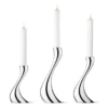 Georg Jensen Inc CANDLELIGHT COBRA CANDLEHOLDER SET SILVER