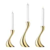 Georg Jensen Inc CANDLELIGHT COBRA CANDLEHOLDER SET | GOLD