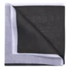 Deborah Rhodes THE TABLE RESORT TWO TONE NAPKIN | GREY & WHITE