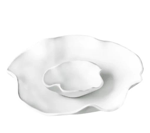 Beatriz Ball VIRA MELAMINE BOWL & DIP SET THE SUMMER SHOP