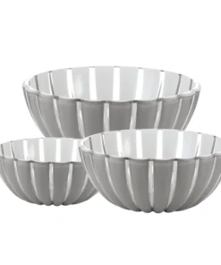 Guzzini THE SUMMER SHOP GLAZE BOWLS GREY