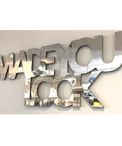 EYE CANDY MADE YOU LOOK MIRROR ART | 42x20