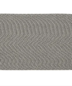 Deborah Rhodes THE TABLE TWEED FRINGE RECTANGLE PLACEMAT | BLACK