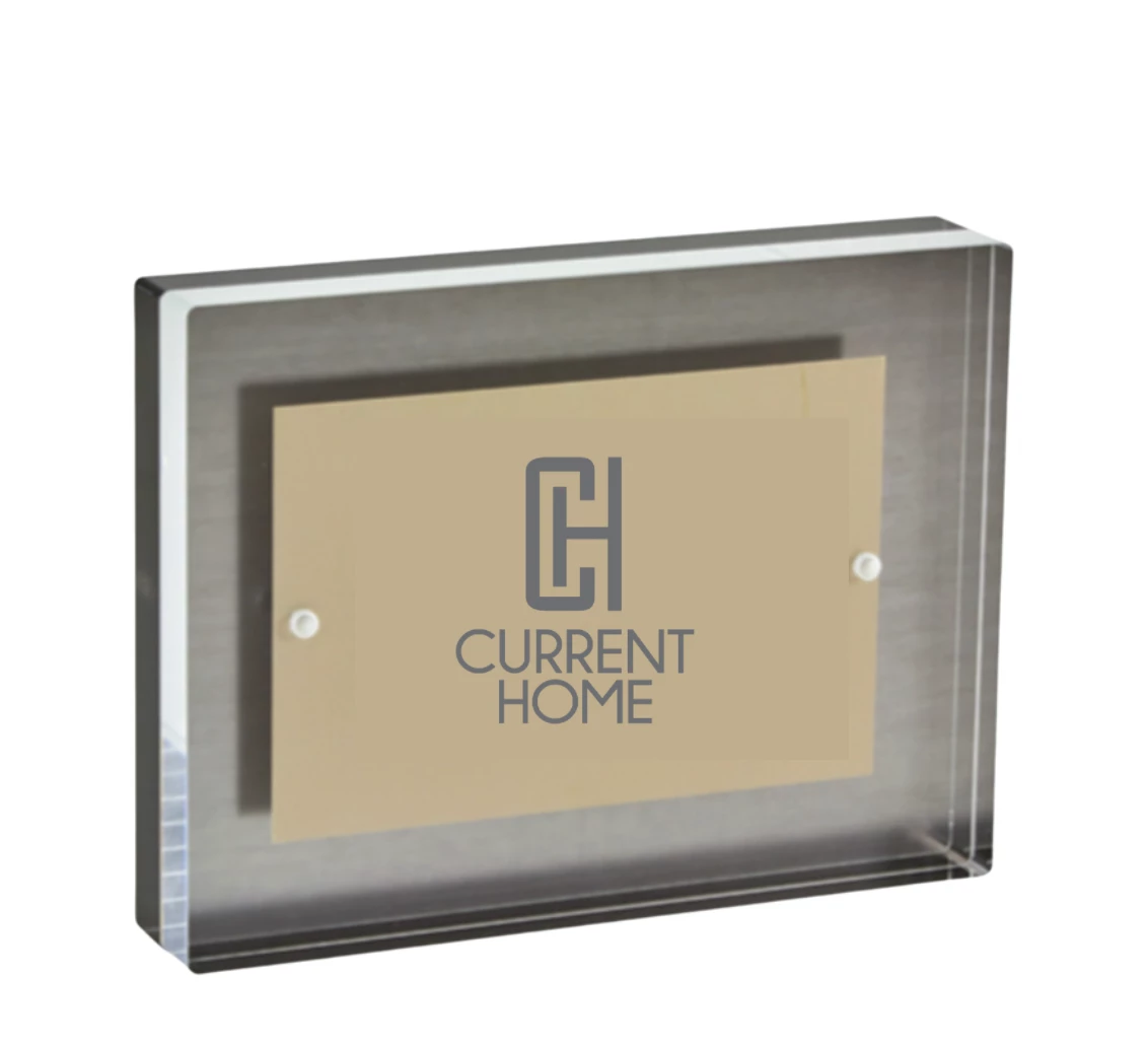 Tizo THE HOME METALLIC BLOCK FRAME | SILVER BACKING