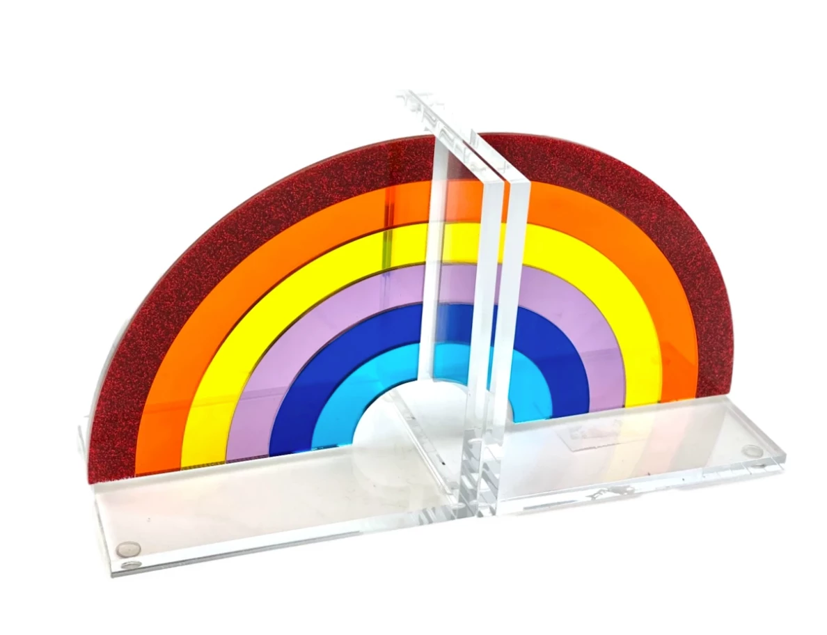 EYE CANDY RAINBOW BOOKENDS | ORIGINAL