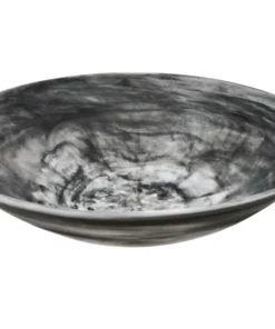 Nashi Home SWIRL RESIN EVERYDAY BOWL BLACK