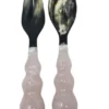 Lily Juliet MARDI GRAS RESIN SERVERS WHITE SERVING