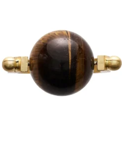 Kim Seybert MINERAL NAPKIN RING BROWN