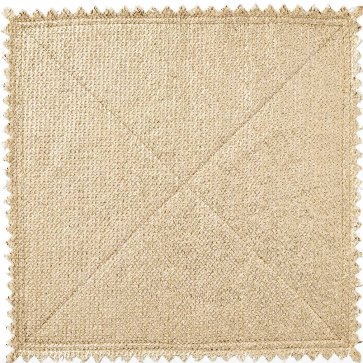 Kim Seybert STAMPED REVERSIBLE PLACEMAT SILVER & GOLD THE TABLE