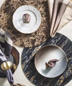 Kim Seybert MINERAL PLACEMAT BROWN THE TABLE