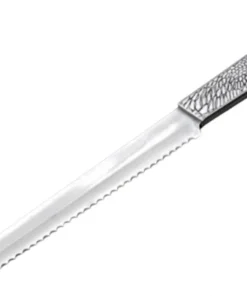 Metalace Art JUDAICA ORGANIC LACE CHALLAH KNIFE
