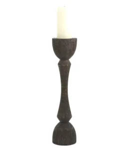 Global Views CANDLELIGHT CARA CANDLEHOLDERS | BLACK