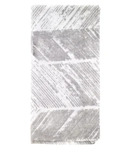 Bodrum AXIS NAPKIN SILVER | SET OF 4