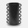 Tina Frey Designs THE HOME LOOPY RESIN VASE BLACK