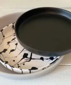 Nashi Home LUXE RESIN PLATTERS 15"D SERVING