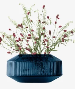 LSA International ROTUNDA SAPPHIRE VASES