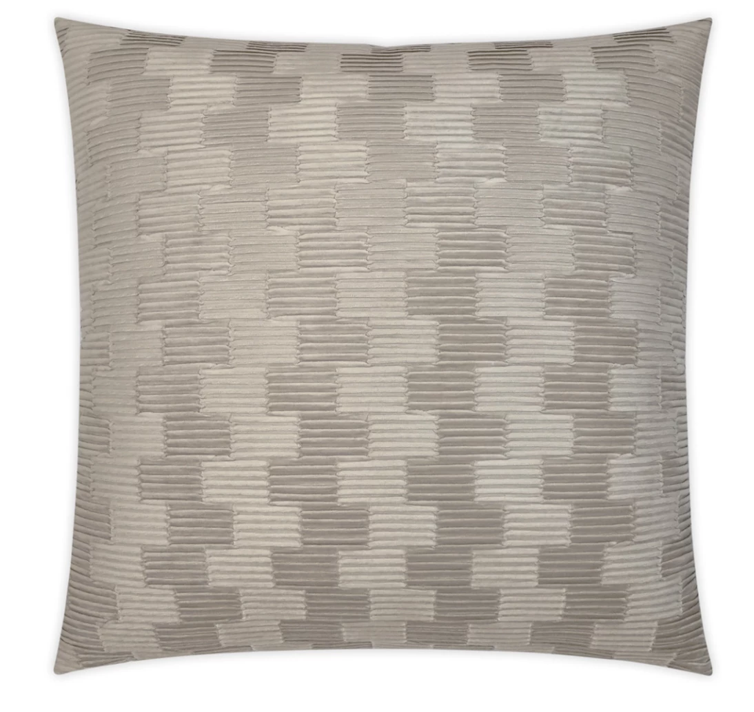 D.V. KAP Home / Canaan Company PILLOWS TREBBE PILLOW PUTTY | 22 X 22