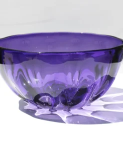 Saban Glass ILLUSION BOWL | AMETHYST THE HOME