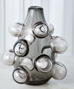 Global Views THE HOME BUBBLE VASE | SMOKE