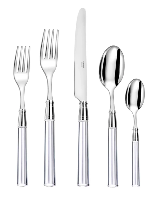 Capdeco/BIA Cordon Bleu DORIC CLEAR 5-PIECE FLATWARE