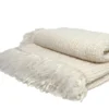 Uniquity BULLOCH WOVEN ALPACA THROW CREAM THE HOME