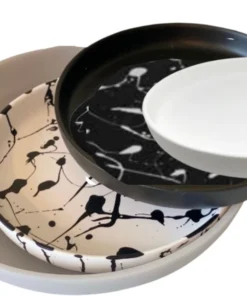 Nashi Home LUXE RESIN PLATTERS 15"D SERVING