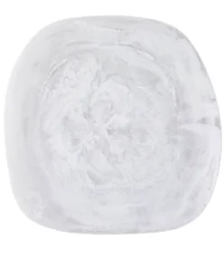 Nashi Home SWIRL RESIN ORGANIC PLATTER WHITE