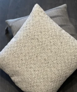 Moss Studio Home ASPEN PILLOW GREY METAL | 22 X 22