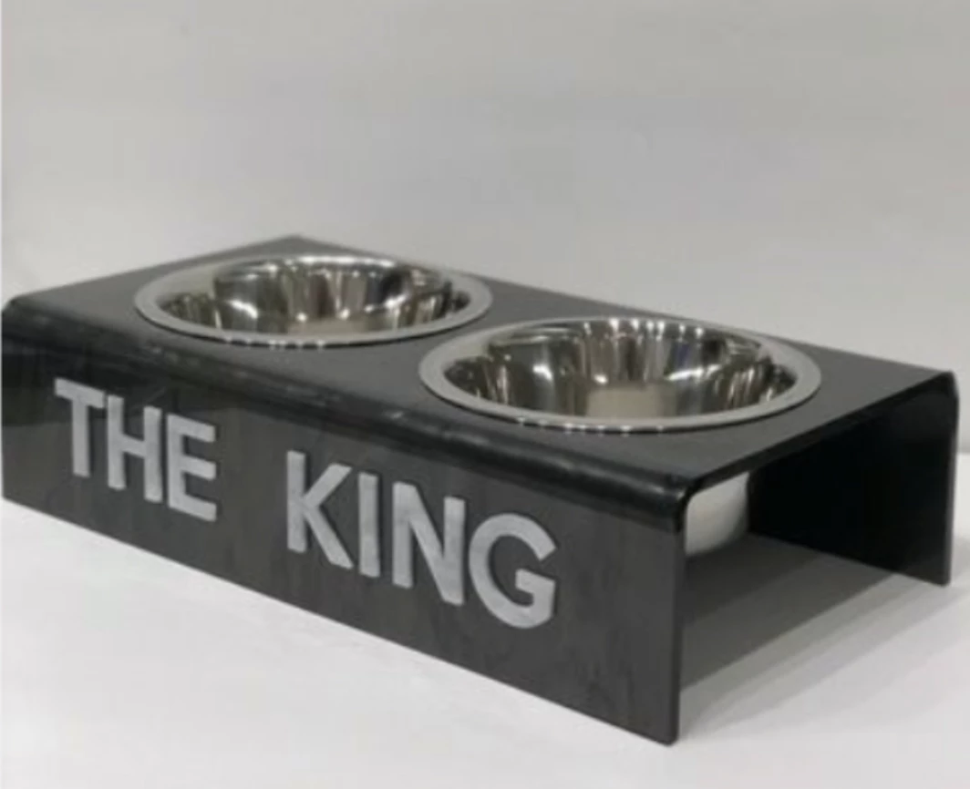 EYE CANDY PERSONALIZED ACRYLIC DOG BOWL | STANDARD & MINI SIZES