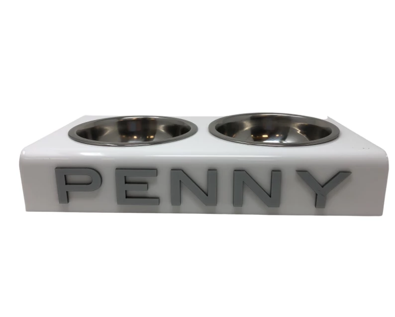 EYE CANDY PERSONALIZED ACRYLIC DOG BOWL | STANDARD & MINI SIZES