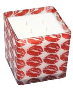 Taja Collection CANDLELIGHT KISSES CANDLE RED